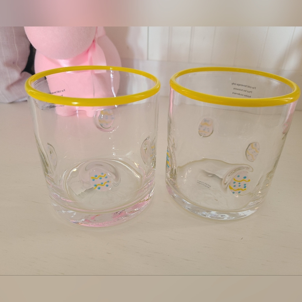 Set of Egg Icon Easter  Glasses
